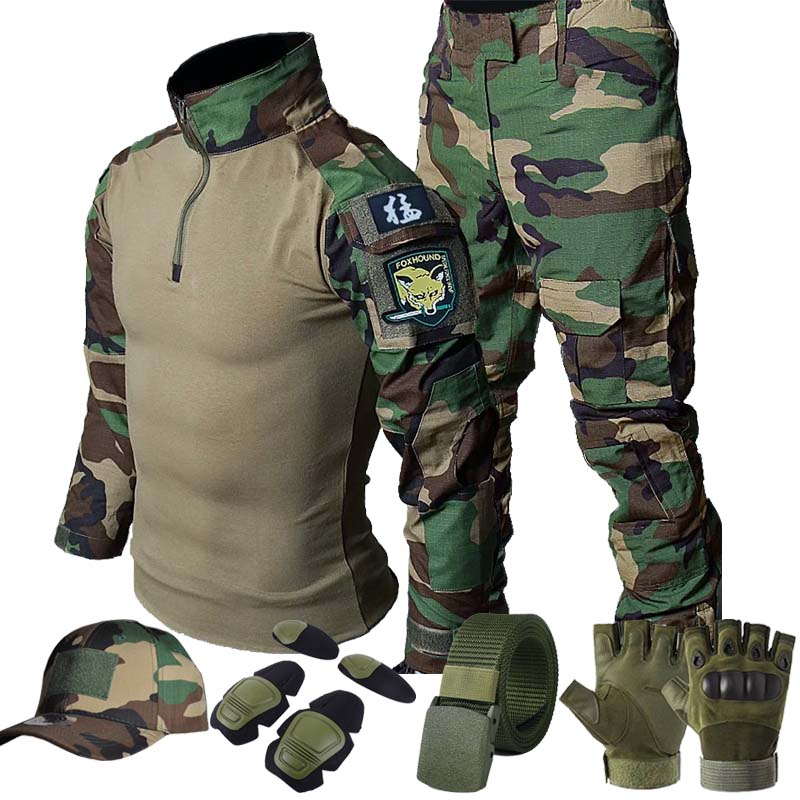 Hunting Outdoor Pants - Conjunto Tático Verde Selva: Camisa de