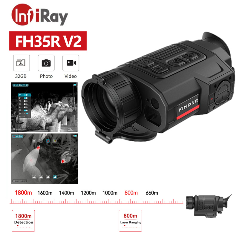 Outdoor Hunting Camera Wifi - InfiRay FH35R V2 Monocular Térmico Infravermelho