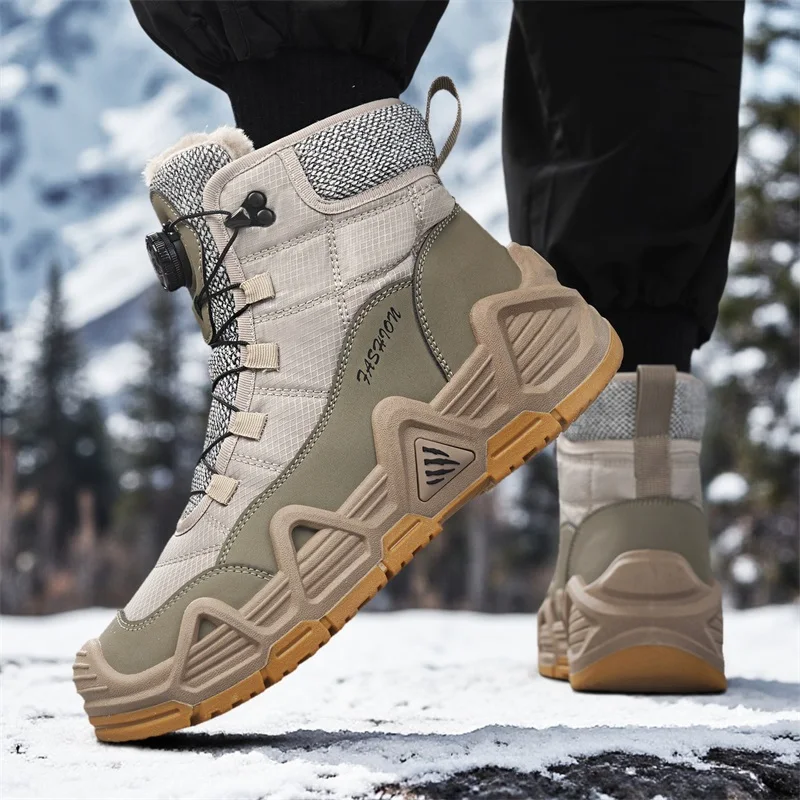 Pele quente ao ar livre dos ho - Outdoor Hunting Boots For Men avaliação e preço