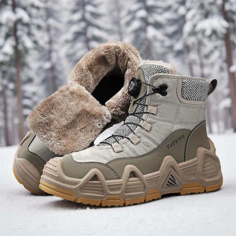 Pele quente ao ar livre dos ho - Outdoor Hunting Boots For Men avaliação e preço