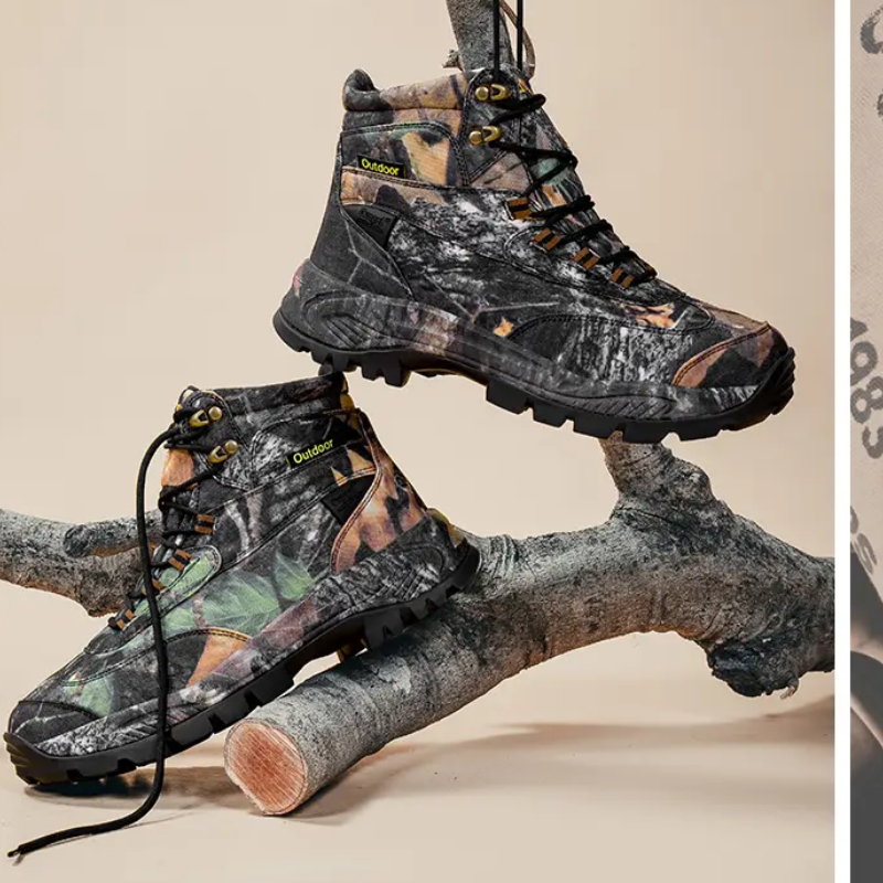 Botas de caça camufladas de ca - Outdoor Hunting Boots For Men avaliação e preço