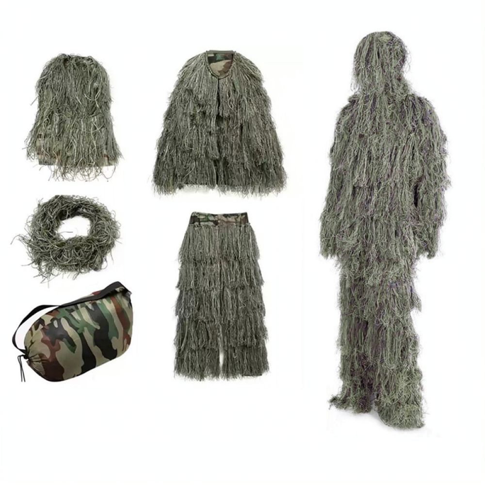 Capa Ghillie 3D com padrão de  - Hunting Outdoor Apparel avaliação e preço