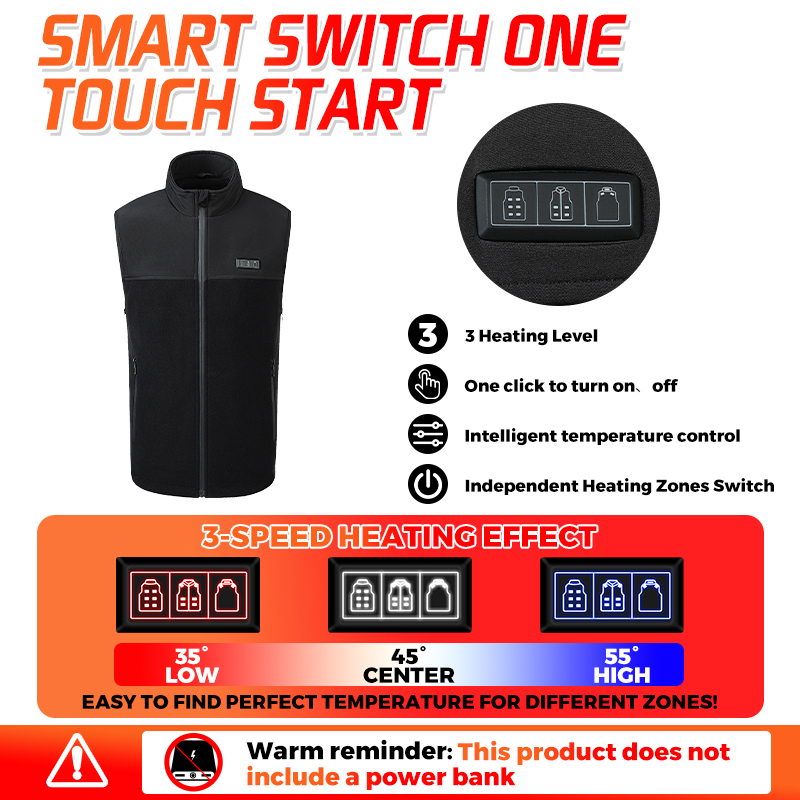 Colete Aquecido de Corpo Intei - Outdoor Hunting Heater avaliação e preço