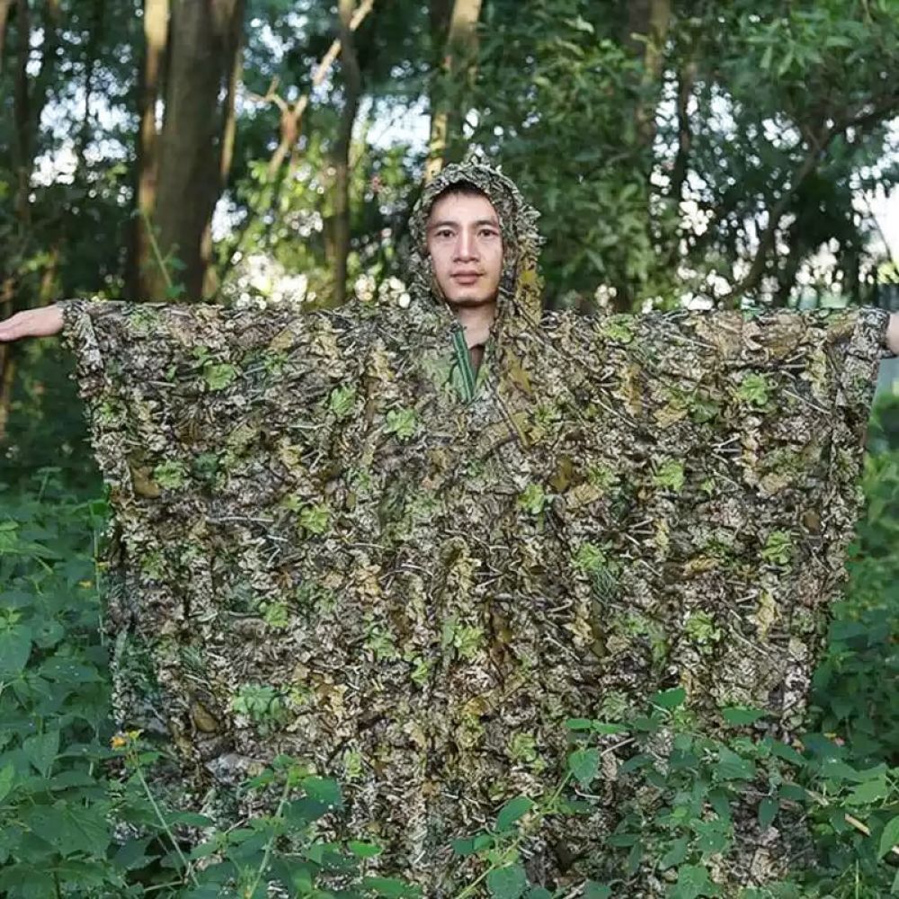 Capa de Caça Ghillie Camuflada - Hunting Outdoor Apparel avaliação e preço