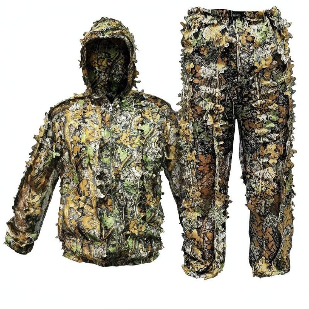 Capa Ghillie 3D com padrão de  - Hunting Outdoor Apparel avaliação e preço