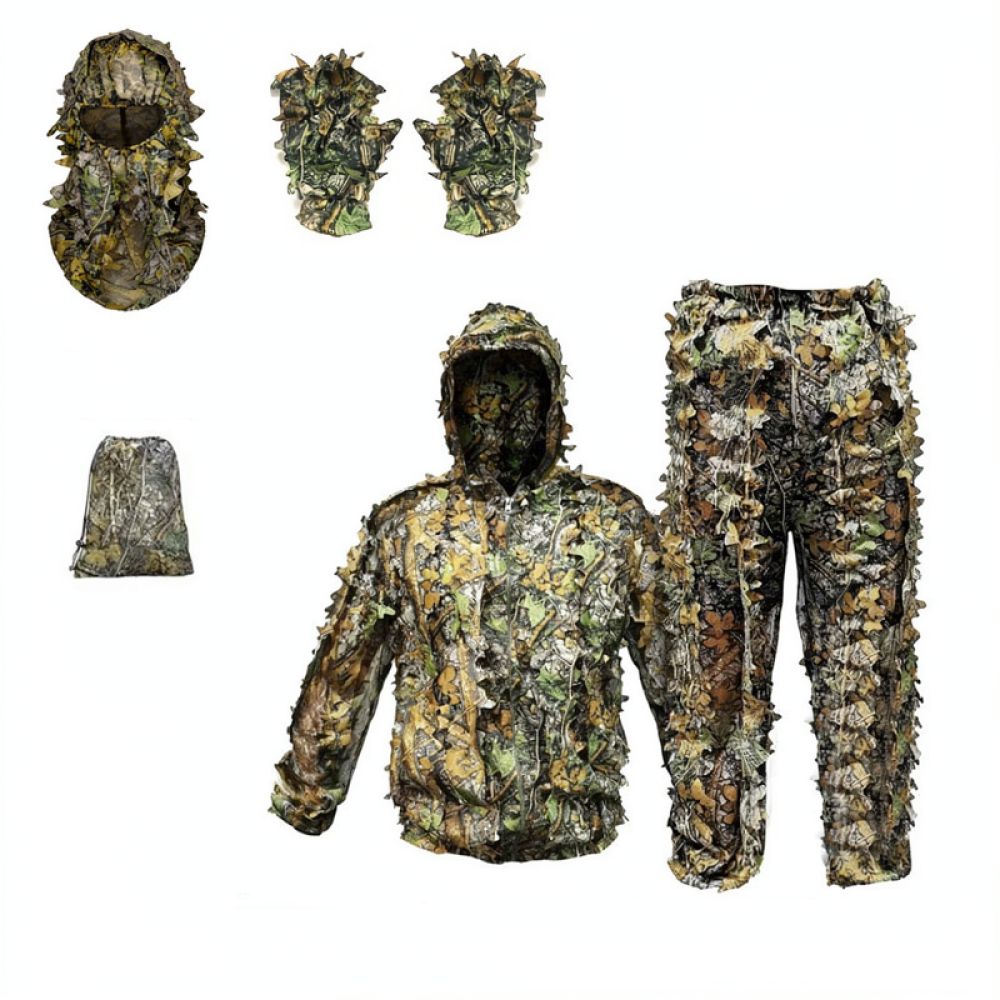Capa Ghillie 3D com padrão de  - Hunting Outdoor Apparel avaliação e preço