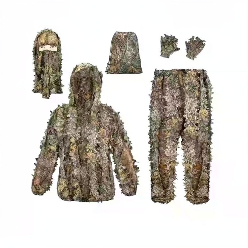 Capa Ghillie 3D com padrão de  - Hunting Outdoor Apparel avaliação e preço