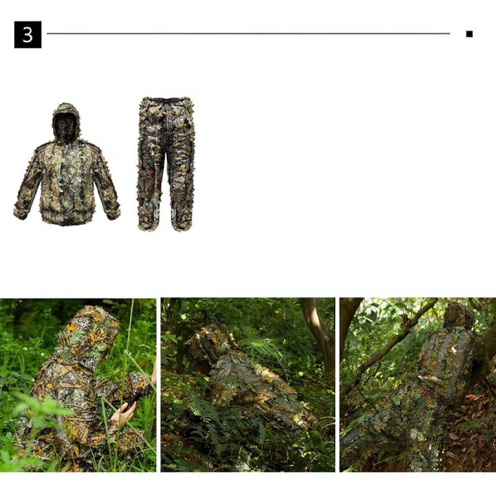 Capa de camuflagem 3D leve, co - Hunting Outdoor Apparel avaliação e preço