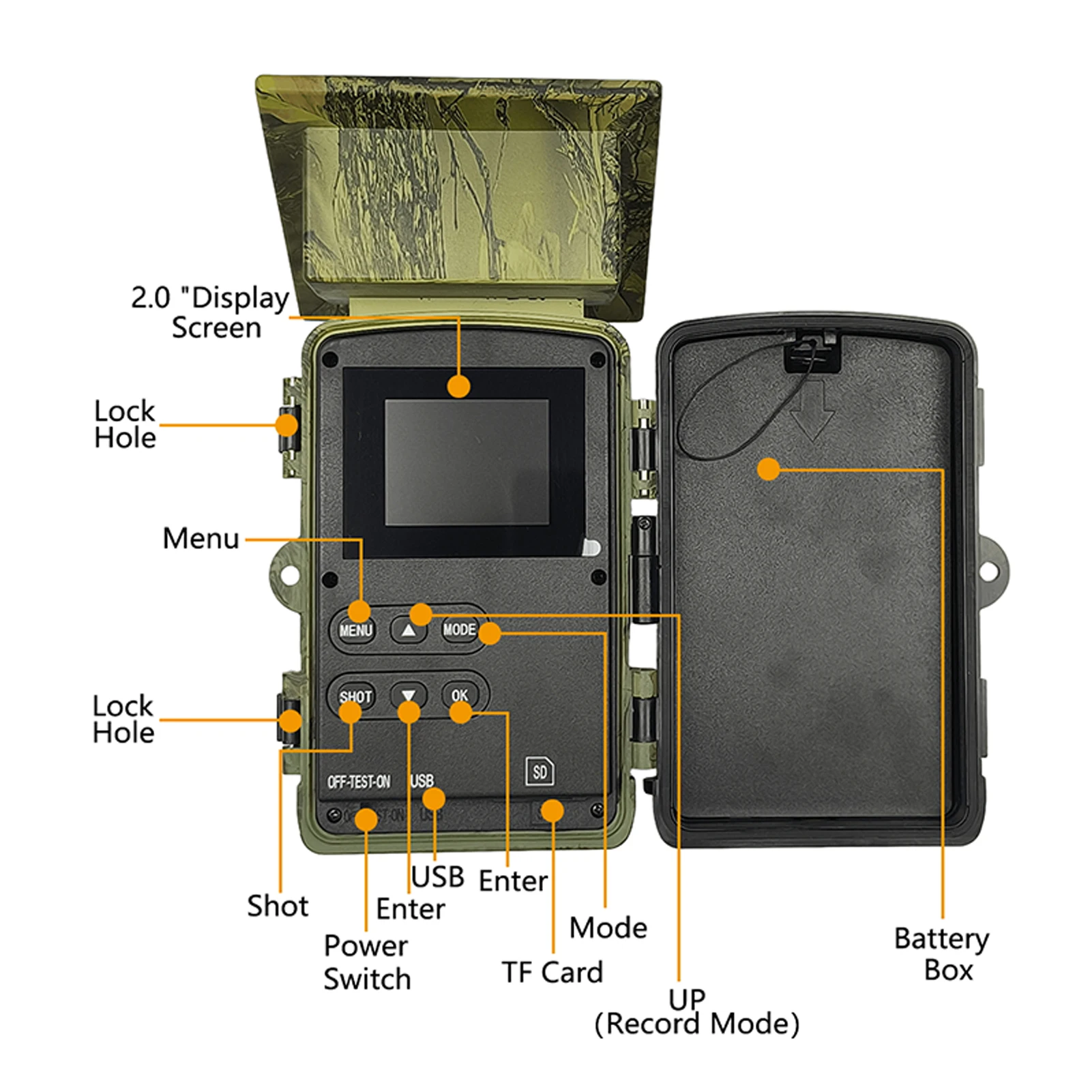 Câmera de Caça Solar 8K 60MP W - Outdoor Hunting Camera Wifi avaliação e preço