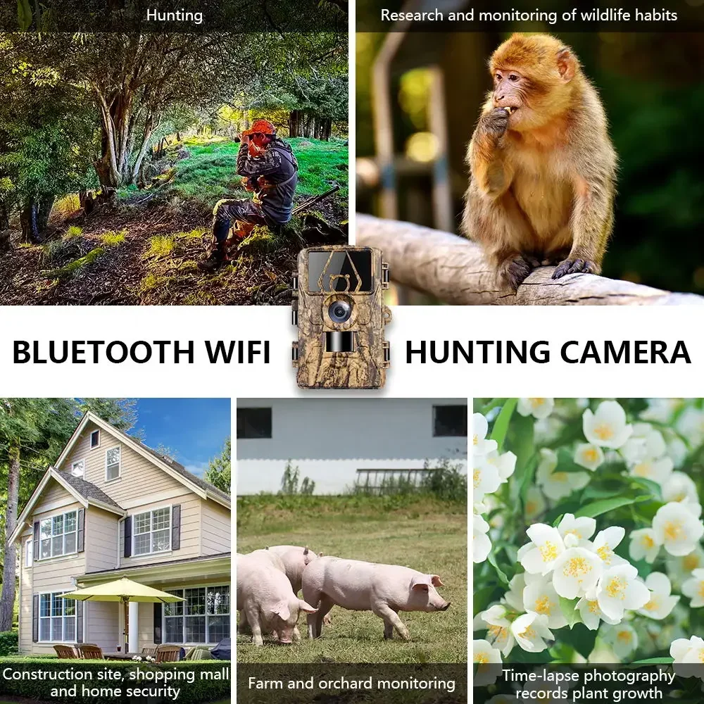 Câmera Digital PR801W WIFI 8K  - Outdoor Hunting Camera Wifi avaliação e preço