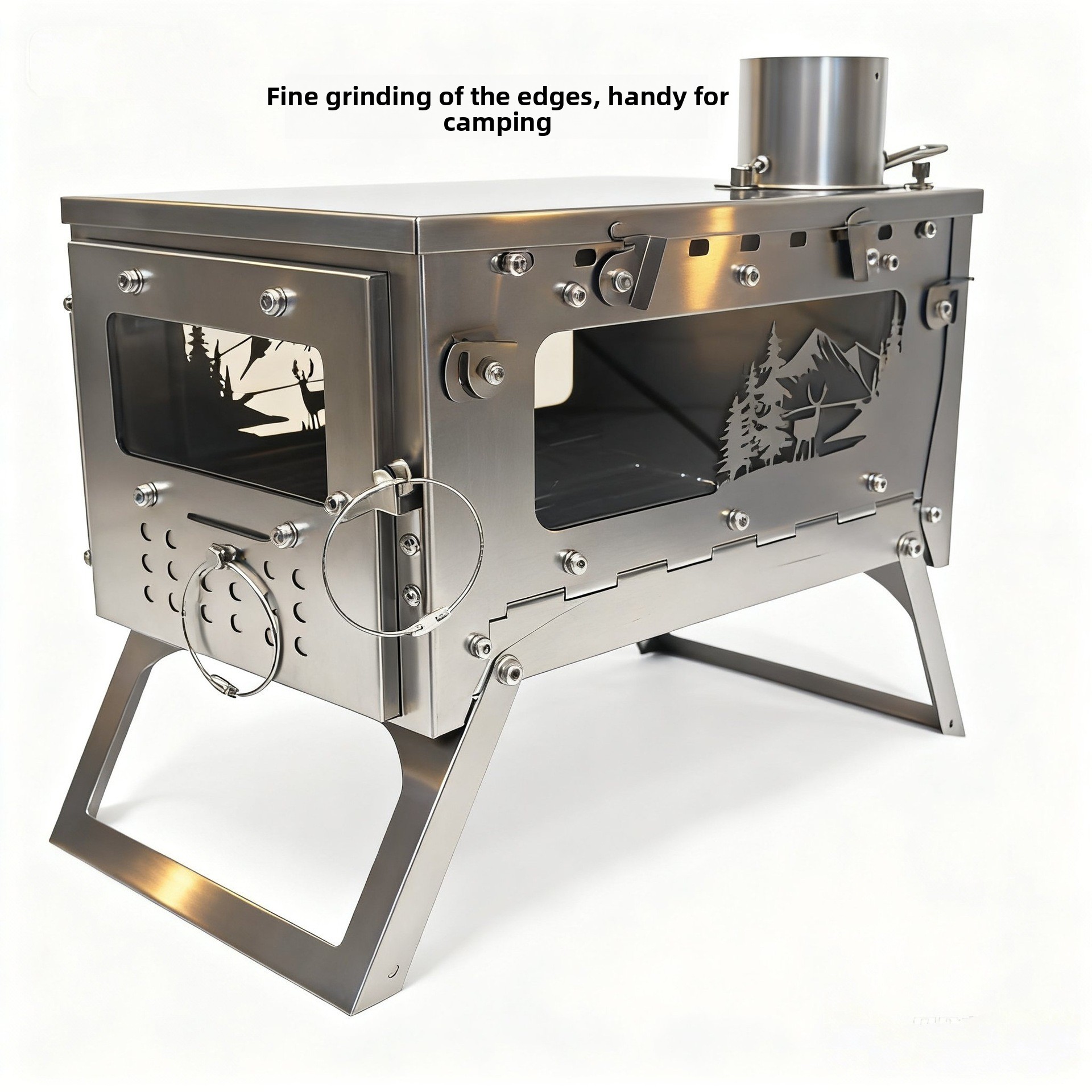 Fogão a Lenha de Titânio, Aque - Outdoor Hunting Heater avaliação e preço